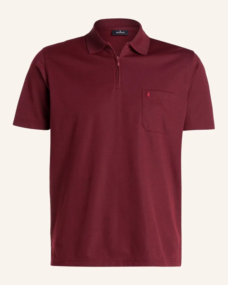 Ragman Poloshirt rot Rot