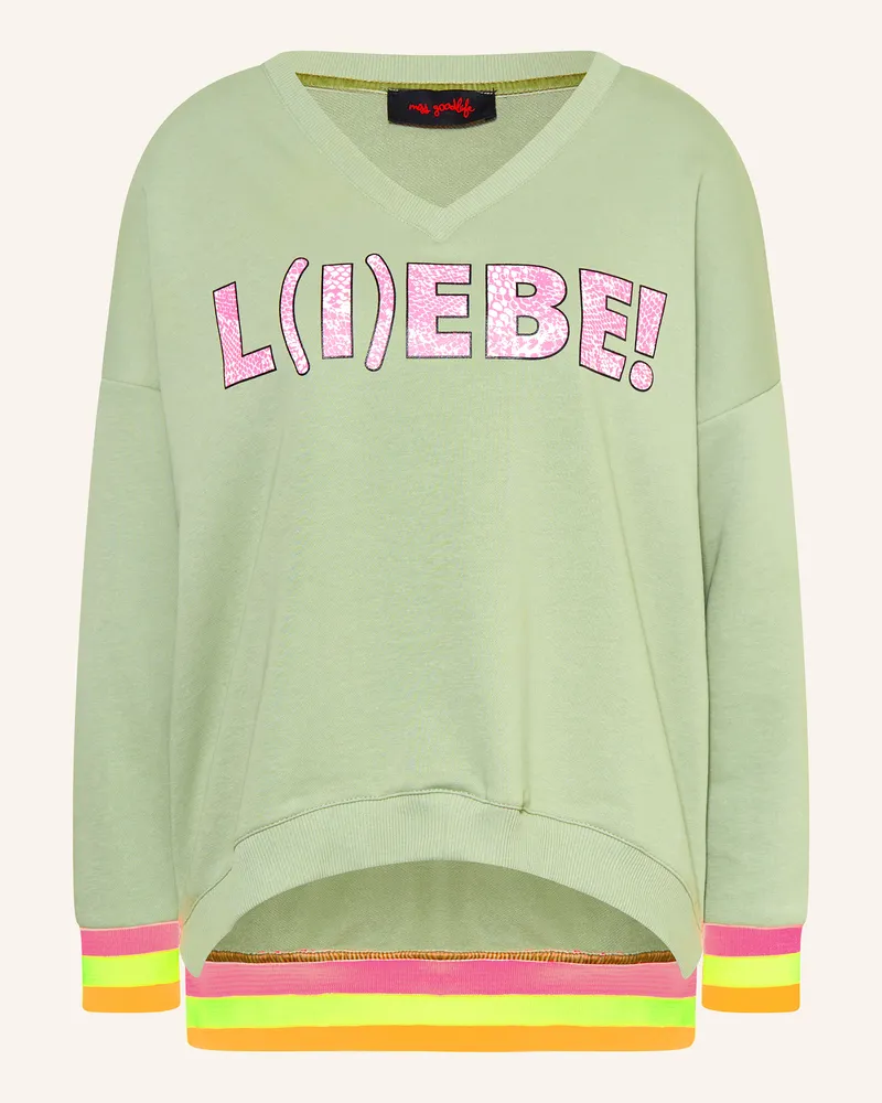 Miss Goodlife Sweatshirt Hellgrün