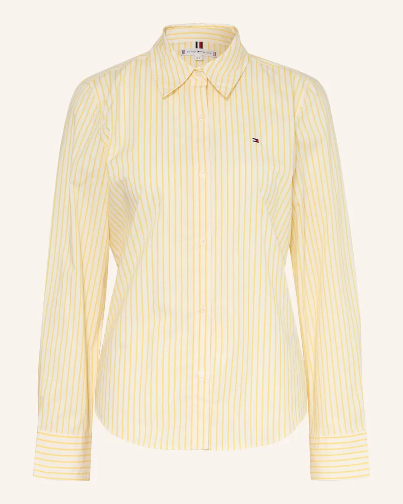 Tommy Hilfiger Hemdbluse gelb Hellgelb