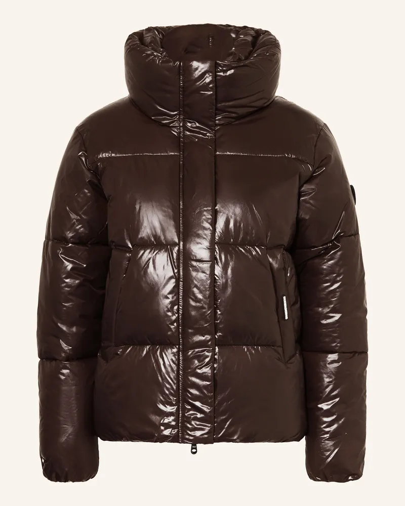 khujo Steppjacke NALA Dunkelbraun