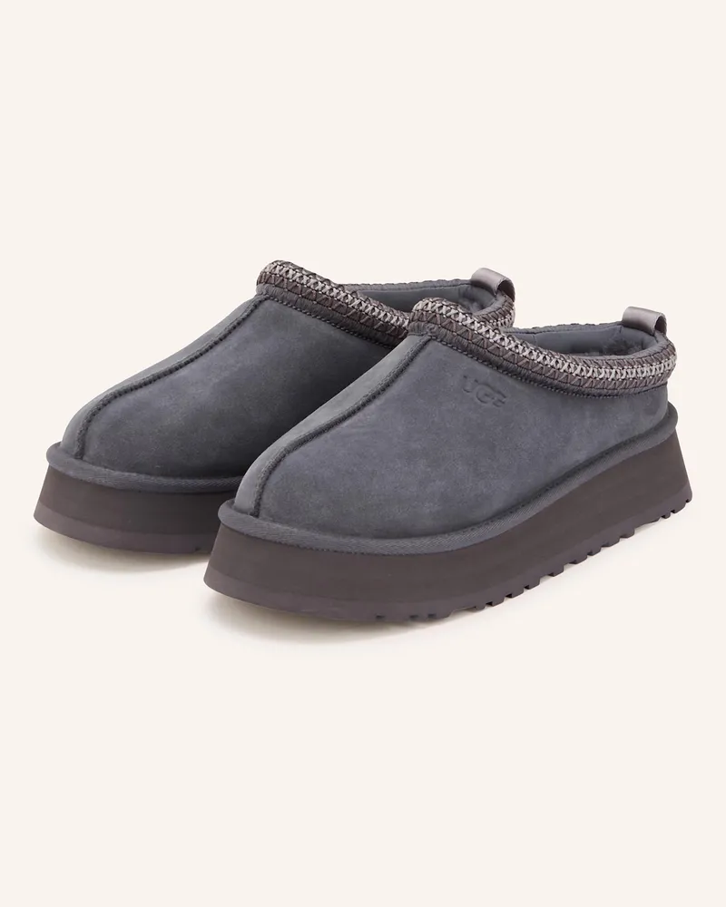 UGG Plateau-Pantoletten Tazz blau Grau