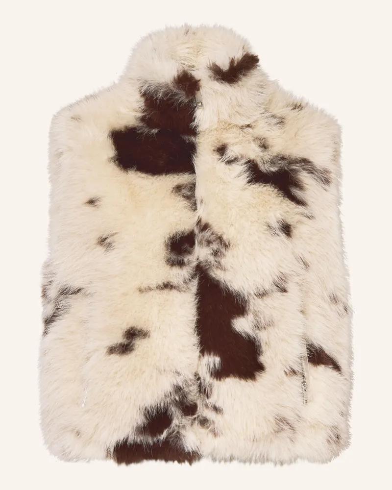 RINO & PELLE Kunstfell-Weste Creme