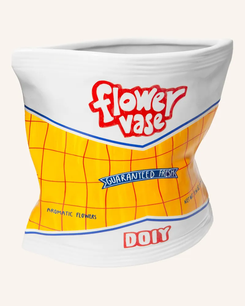 Doiy Vase Corner Shop weiss Creme