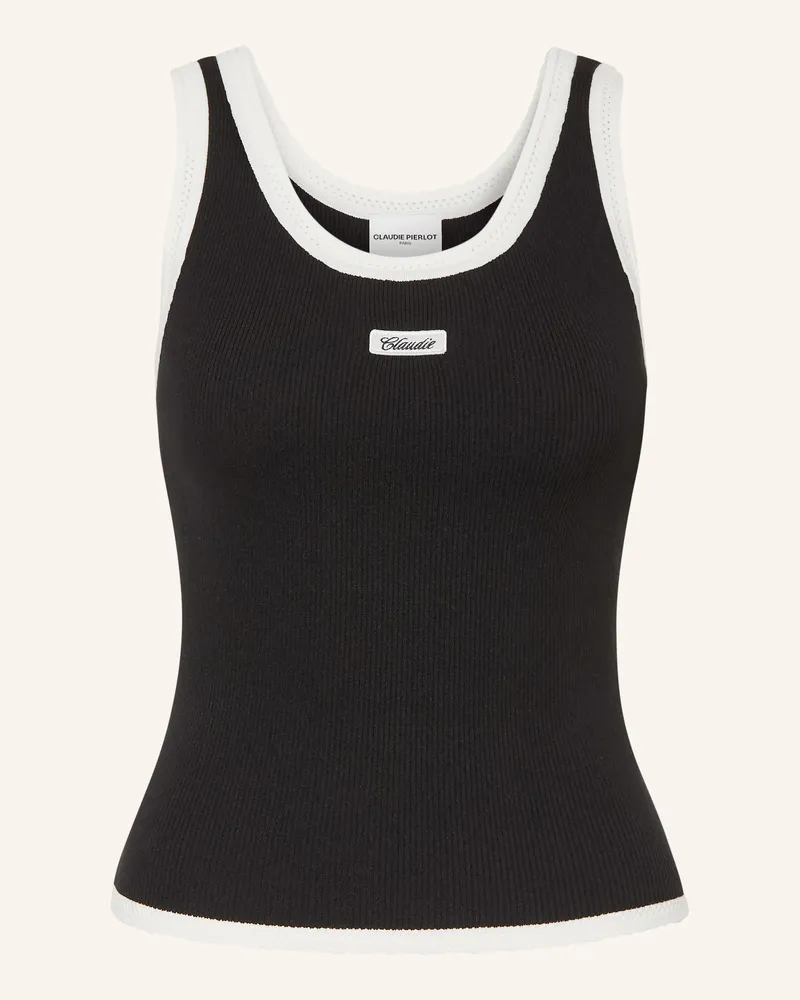 Claudie Pierlot Stricktop Schwarz