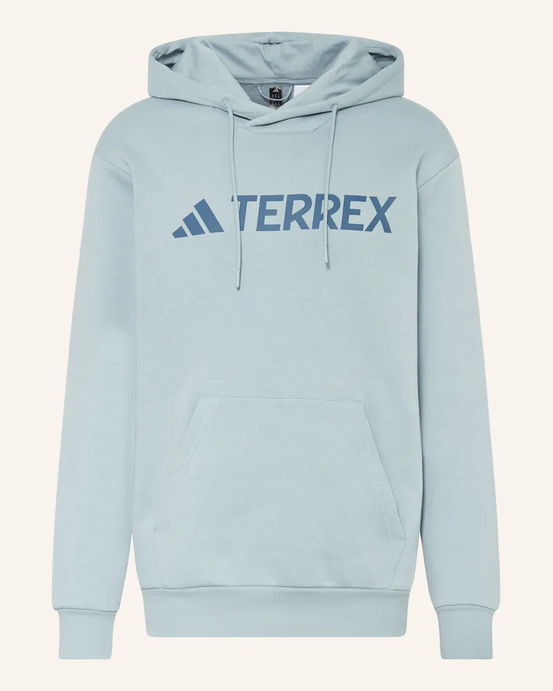 adidas Hoodie TERREX MULTI LARGE LOGO Hellblau