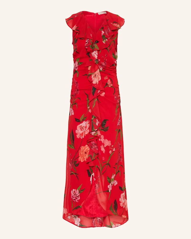 Phase Eight Kleid Mae Mit Volants rot Rot