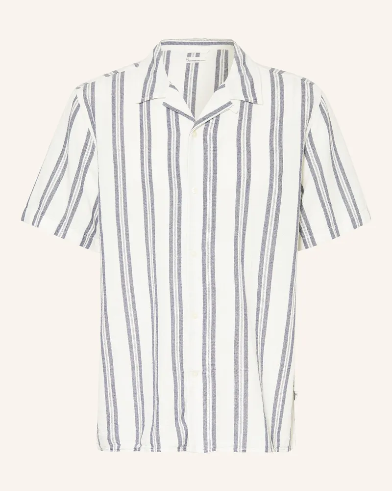 Knowledge Cotton Apparel Resorthemd Weiss