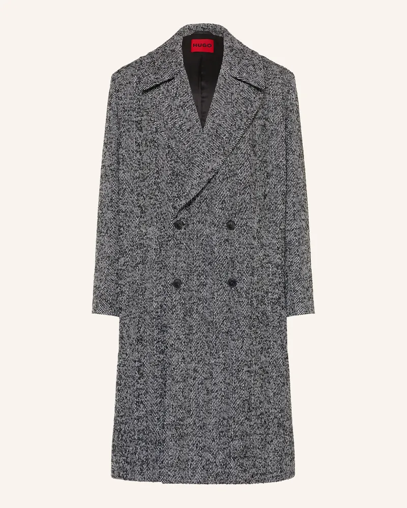 HUGO BOSS Mantel Milas grau Schwarz