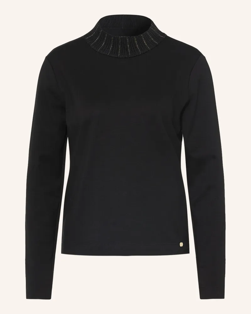 Marc Cain Longsleeve Mit Schmucksteinen schwarz 900