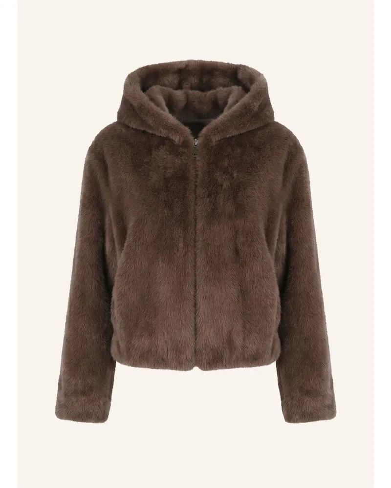 Blonde No. 8 Kunstfell-Jacke Luisa braun Braun
