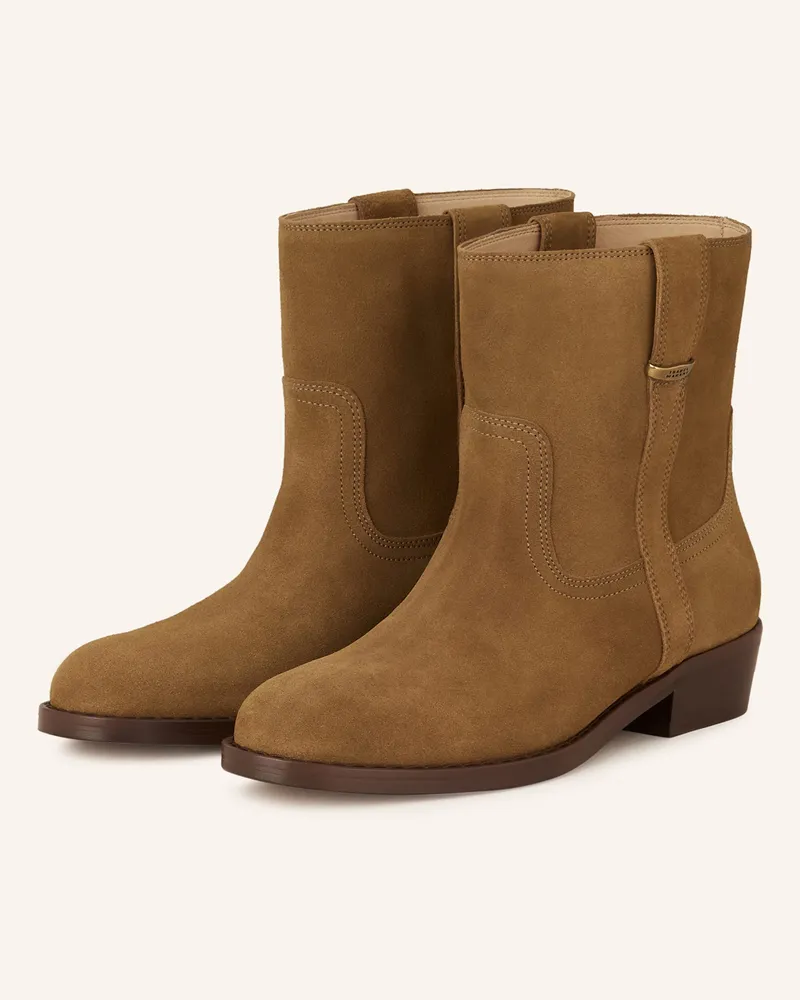 Isabel Marant Stiefeletten Cognac