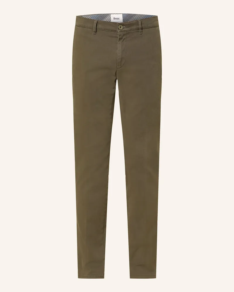 Brax Chino Silvio Dx Slim Fit gruen Oliv