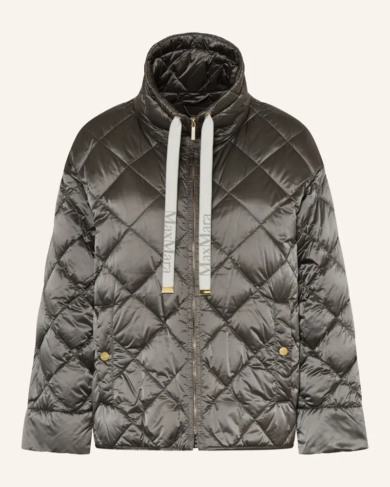 Max Mara Steppjacke Pisoft grau Dunkelgrau