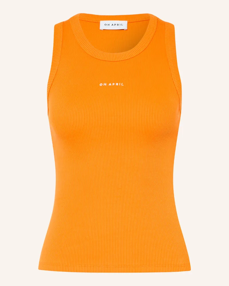 OH APRIL Top Dara orange Orange