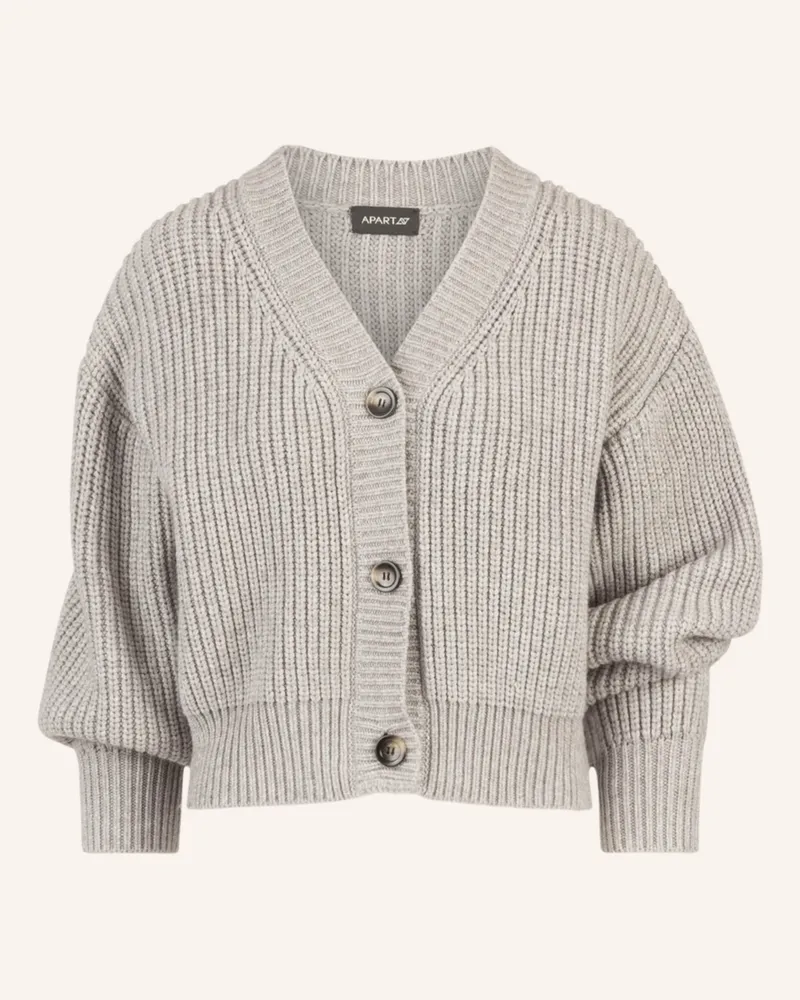Apart Oversized Strickjacke Grau