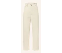 Brunello Cucinelli Jeans mit Schmuckperlen Weiss
