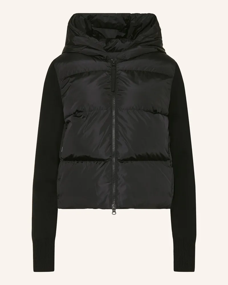 Canada Goose Daunenjacke Hybridge® Im Materialmix schwarz Schwarz