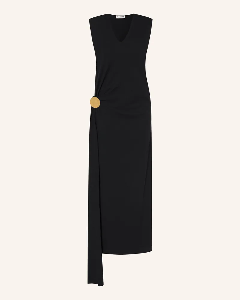 Jil Sander Strickkleid schwarz Schwarz