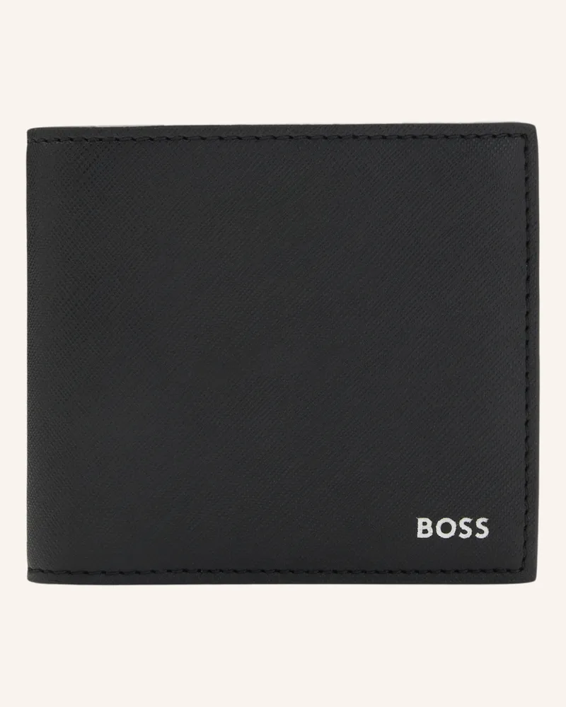 HUGO BOSS Brieftasche Zair_4Cc_Coin N. schwarz Schwarz