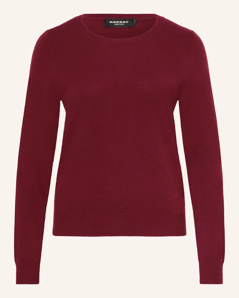 Repeat Cashmere-Pullover Dunkelrot