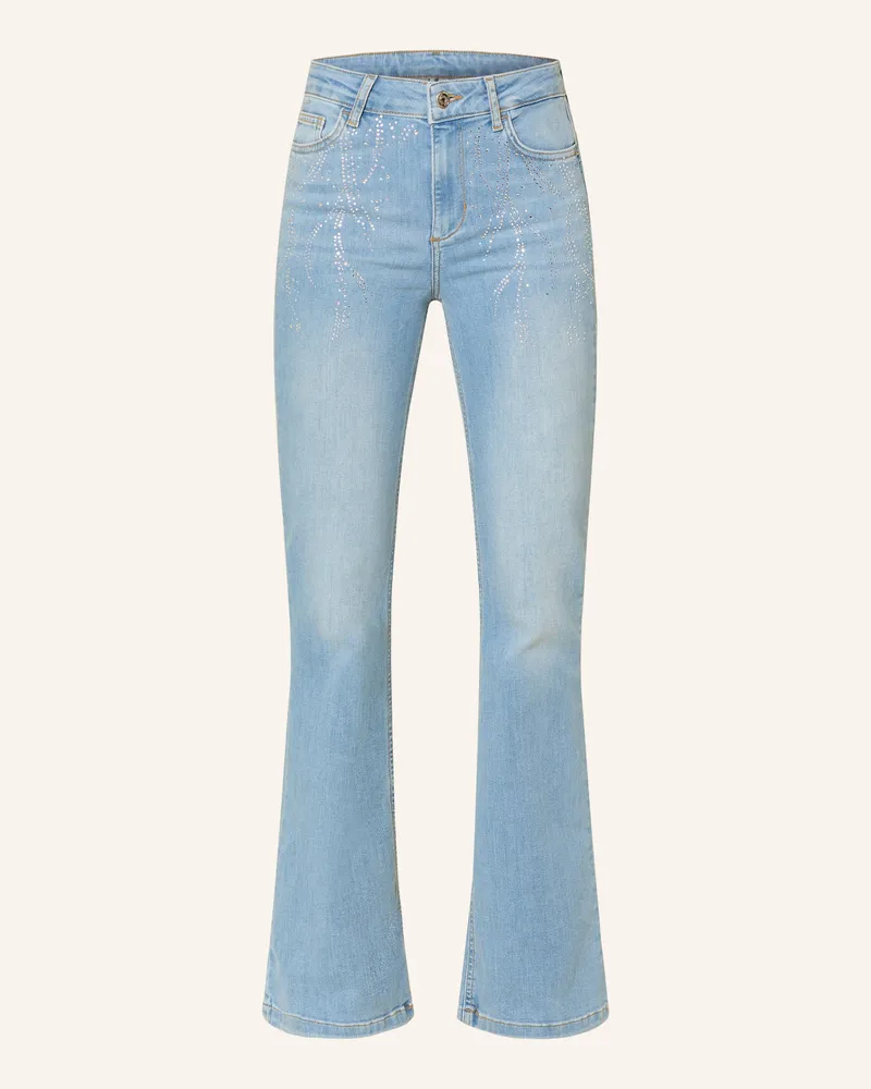 Liu Jo Flared Jeans BEAT mit Schmucksteinen 79061