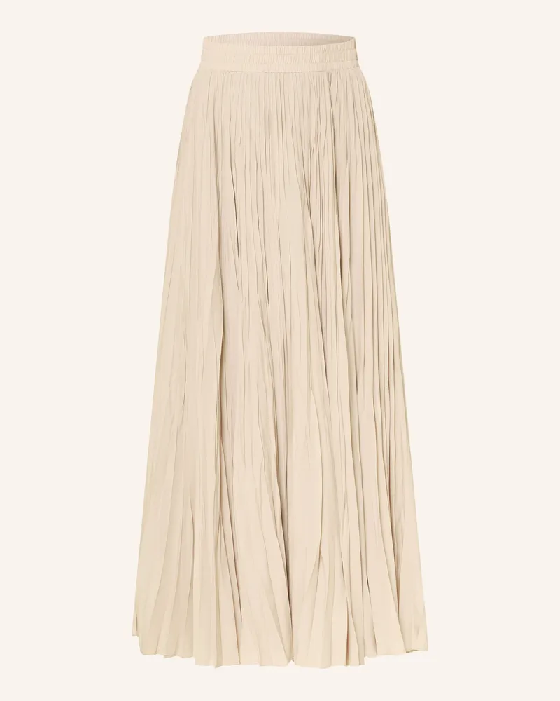 Max Mara Plisseerock Foggia beige Beige