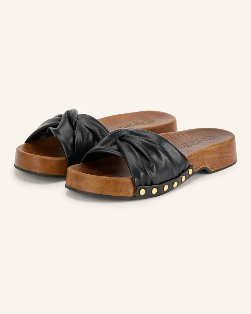Ganni Pantoletten Tia Fairy schwarz Schwarz