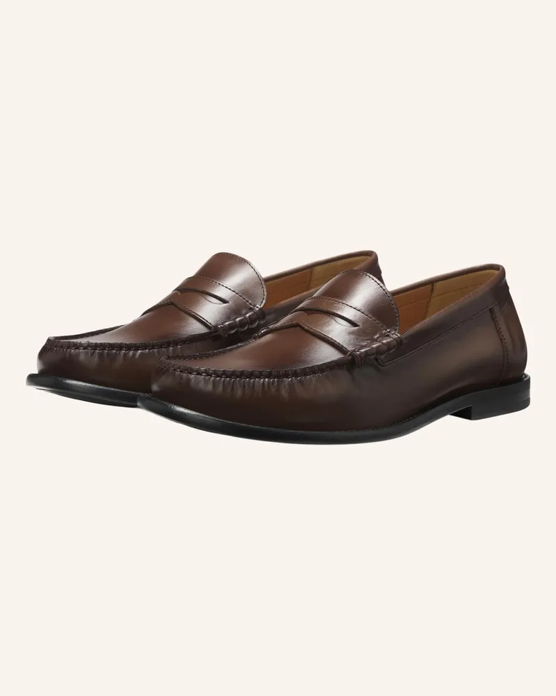 HUGO BOSS Slipper Tevan_Mocc_Bope braun Dunkelbraun