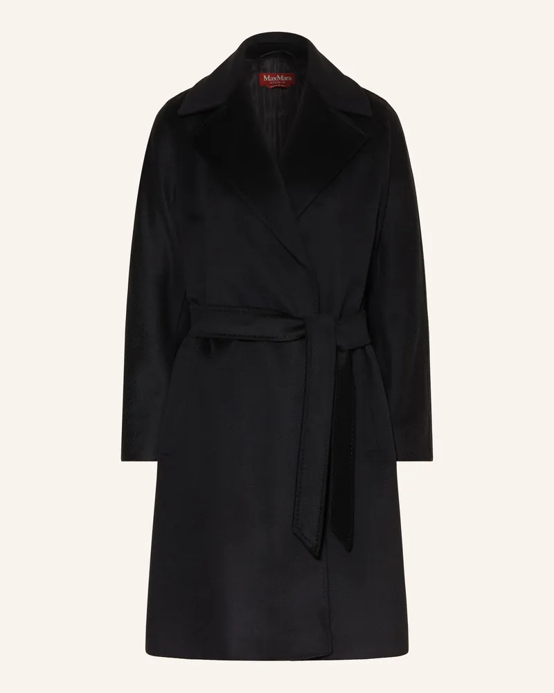 Max Mara Wollmantel Dravenna schwarz Schwarz