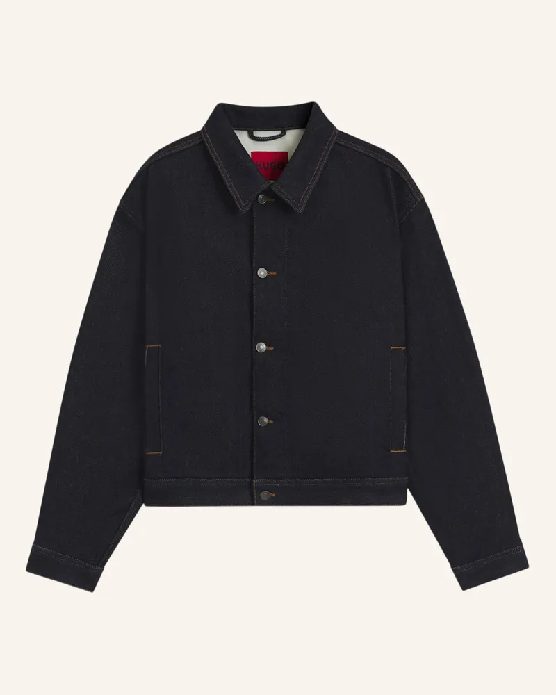 HUGO BOSS Casual Jacke HUGO 096/2 Regular Fit Dunkelblau