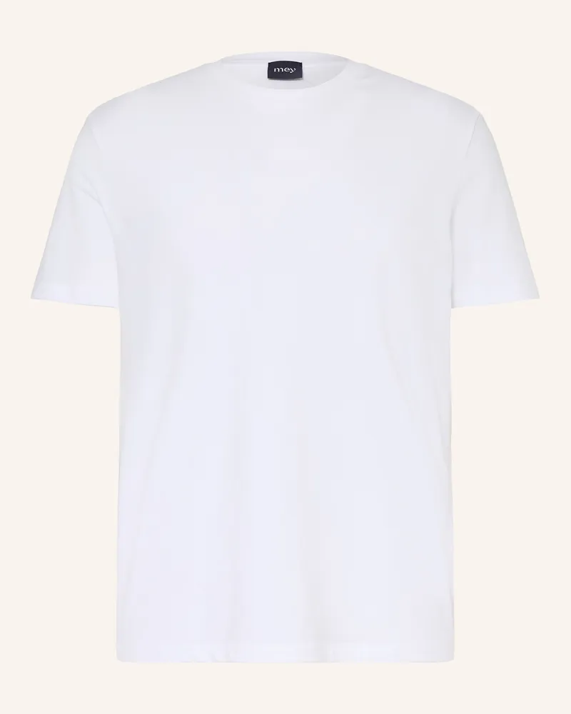 Mey Schlafshirt Relax Tuned weiss Weiss