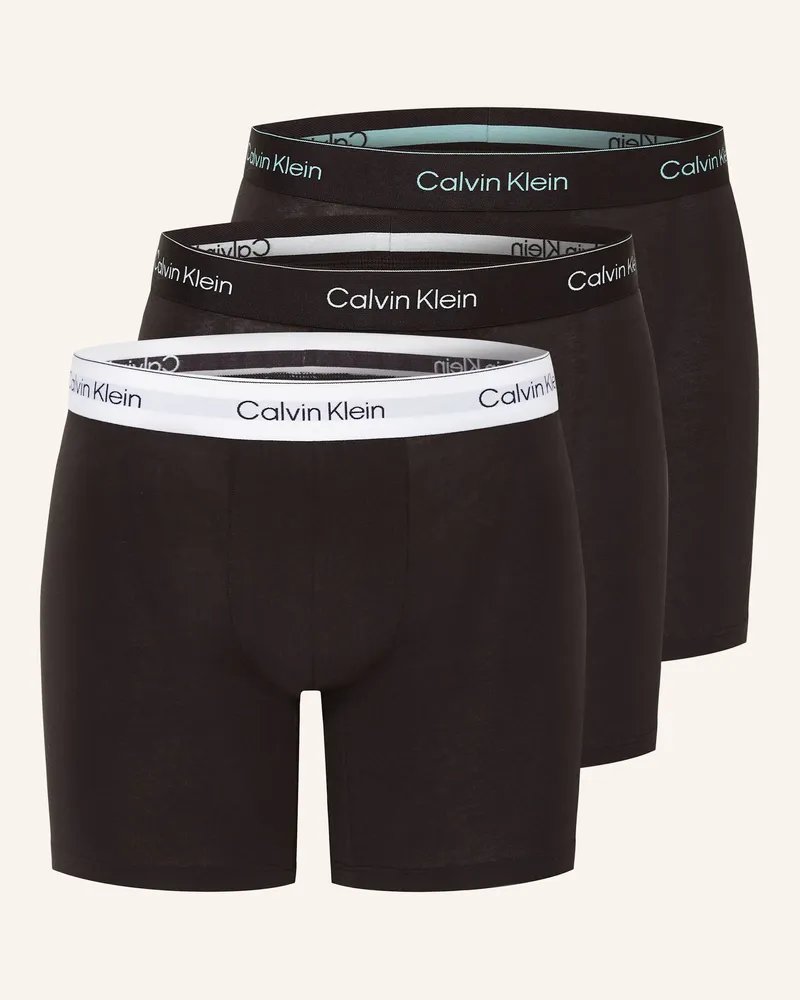 Calvin Klein 3er-Pack Boxershorts ICON COTTON STRETCH Schwarz