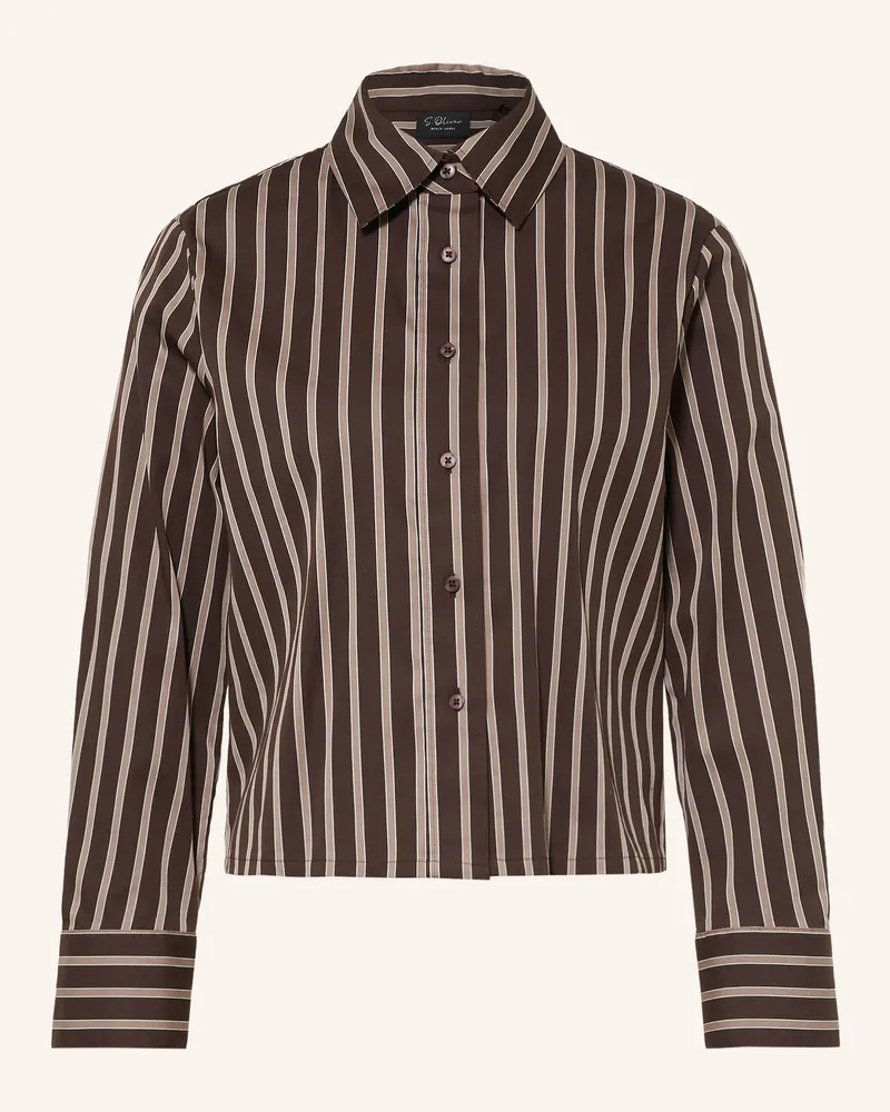 S.Oliver Hemdbluse braun Dunkelbraun