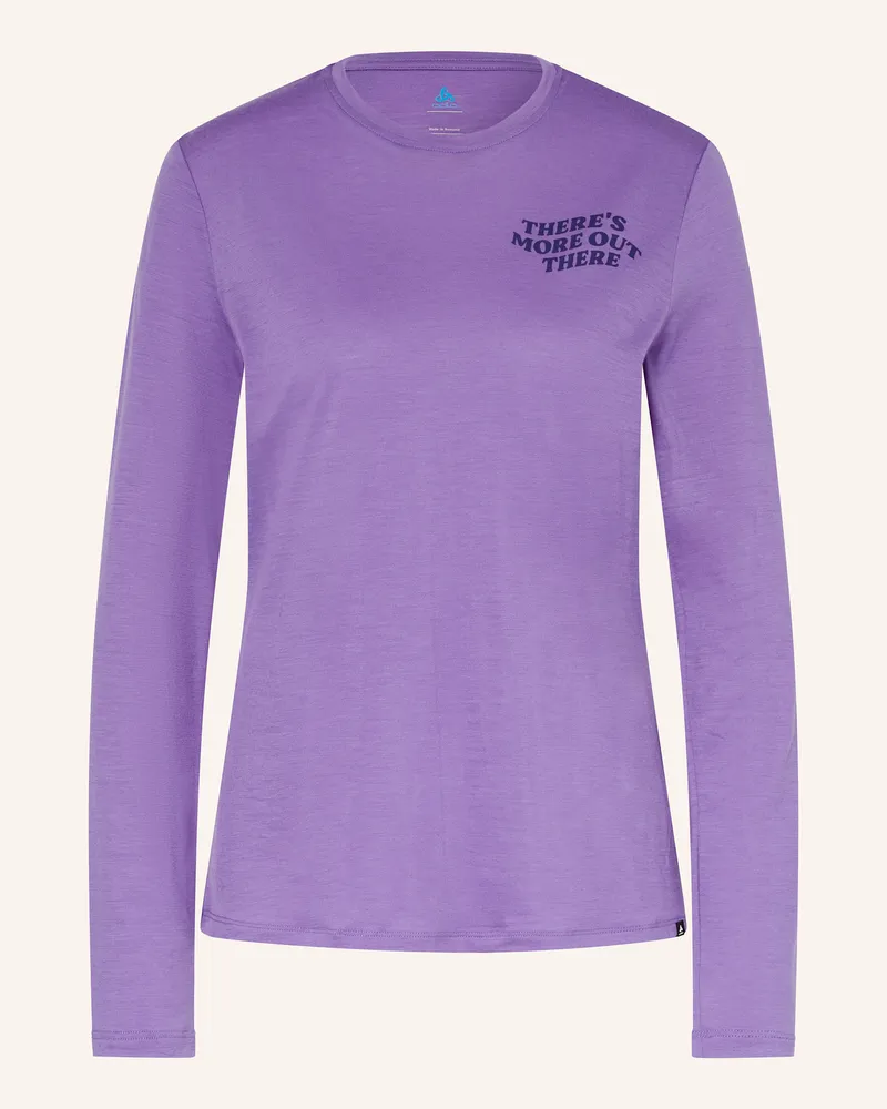 Odlo Longsleeve ASCENT MERINO 160 Lila