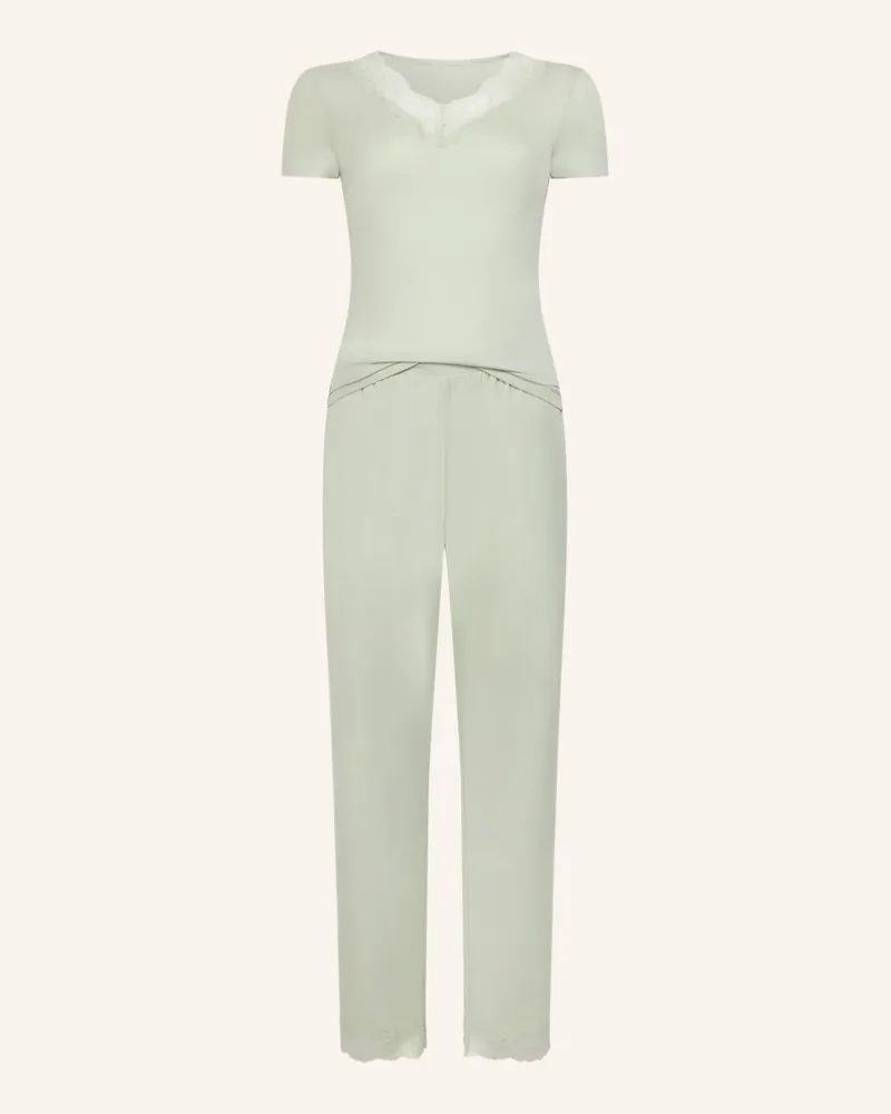Hunkemöller Schlafanzug Nana gruen Grün