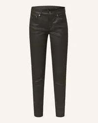 MAC Jeans Coated Jeans SLIM Schwarz