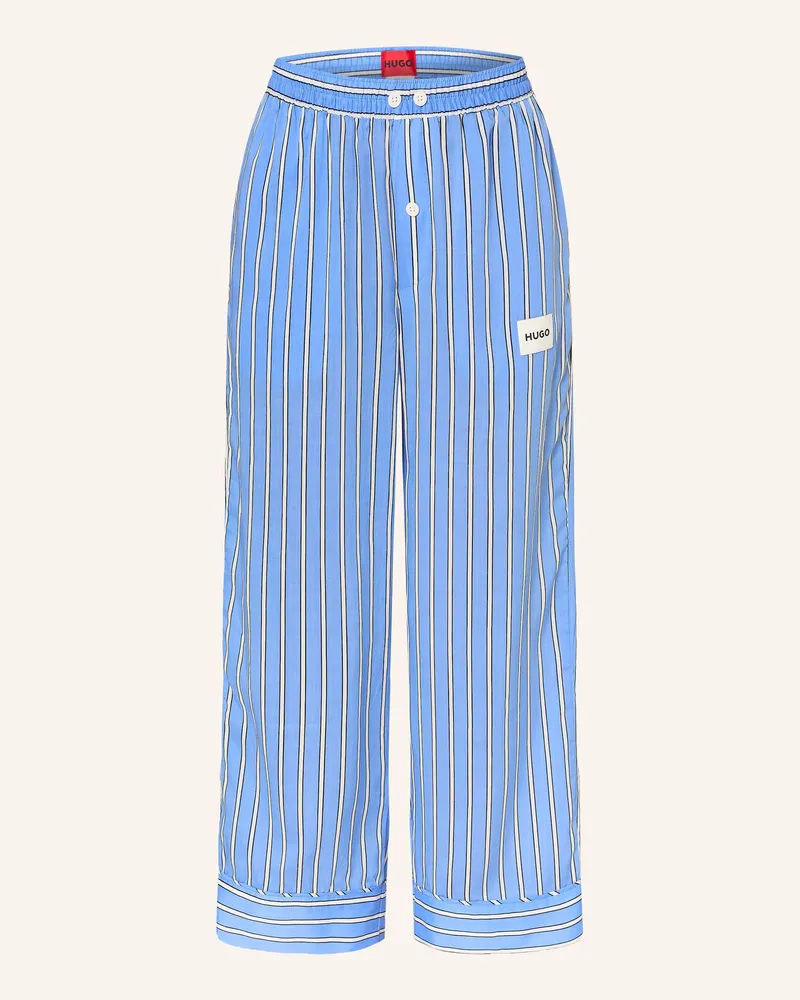 HUGO BOSS Schlafhose KLEO Blau