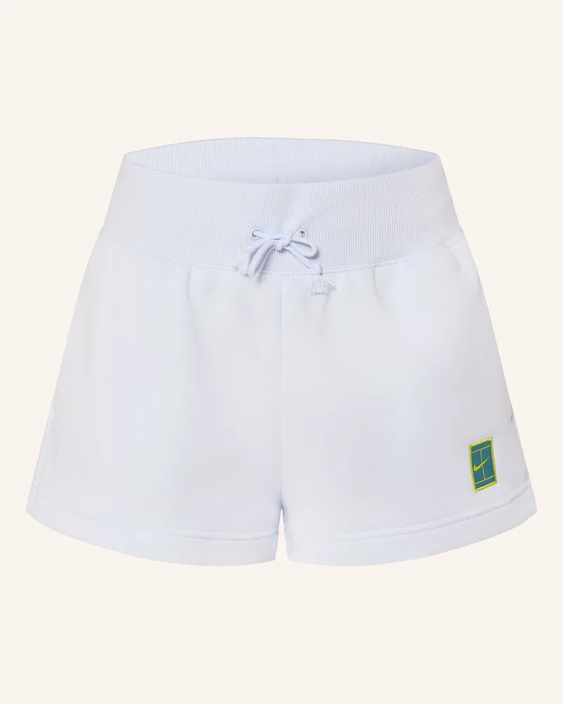 Nike Sweatshorts COURT HERITAGE Hellblau