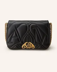 Alexander McQueen Schultertasche THE SEAL Schwarz