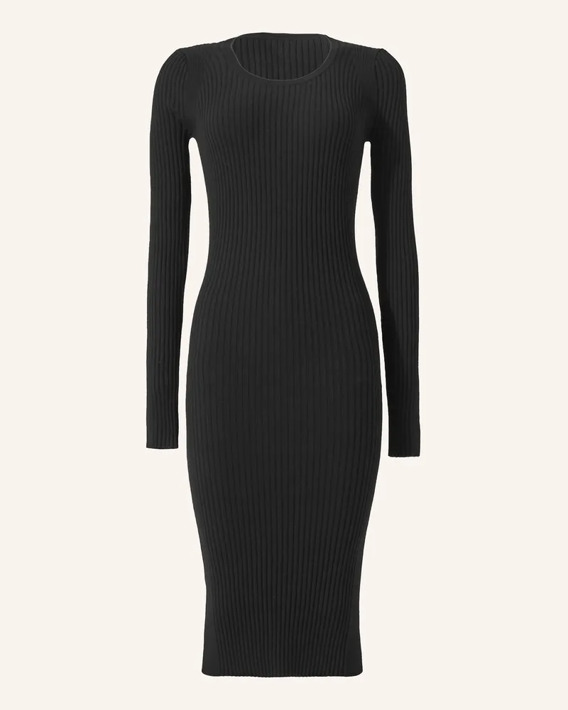 Wolford Kleid Fine Merino Rib Dress schwarz Schwarz