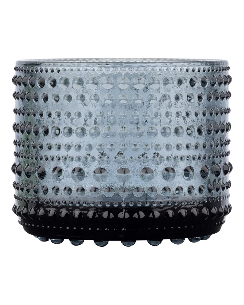 iittala Teelichthalter Kastehelmi weiss Grau