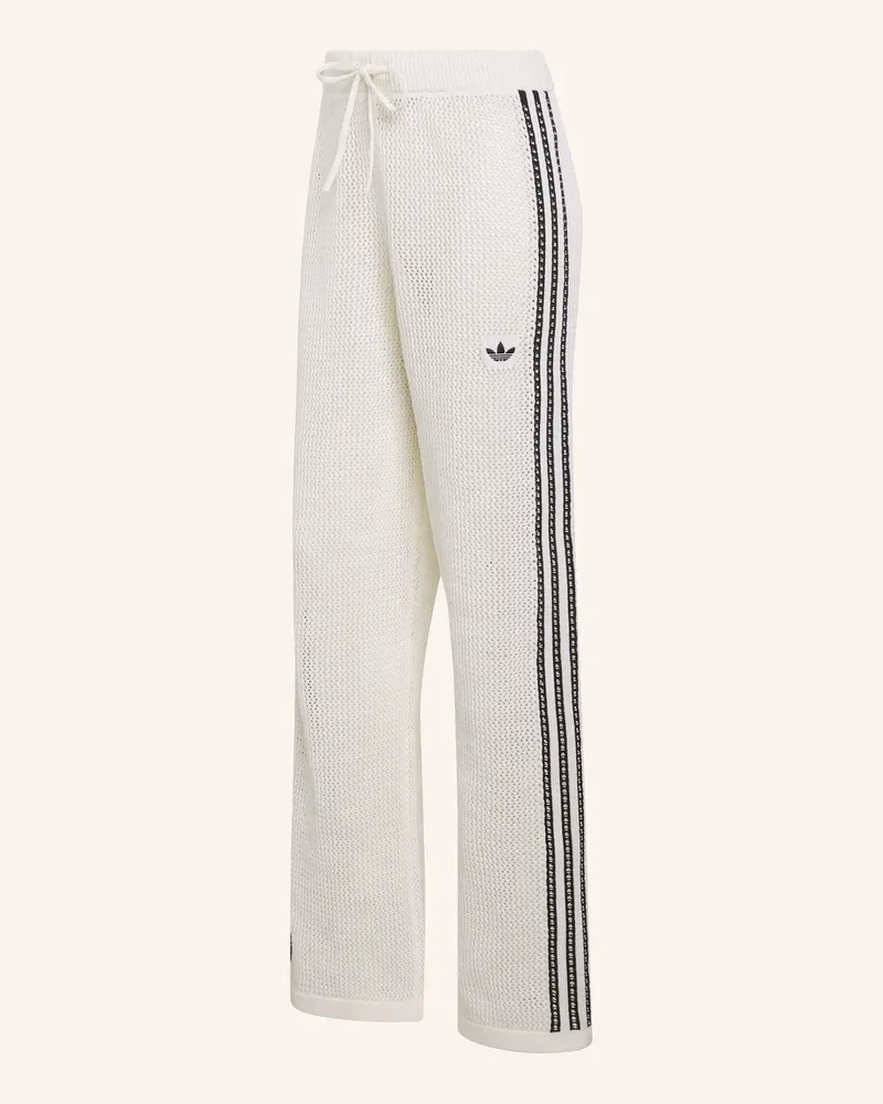 adidas Gestrickte Gehäkelte Firebird Trainingshose weiss Weiss