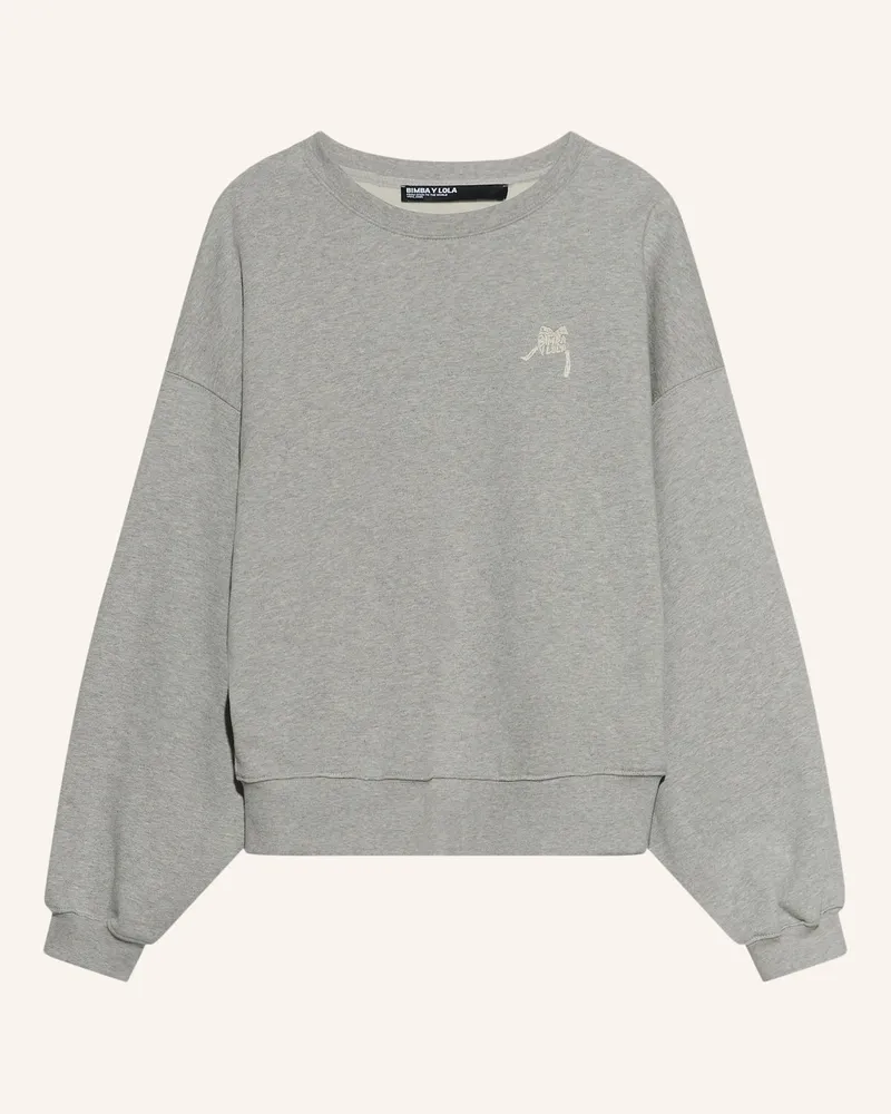 BIMBA Y LOLA Ballon-Sweatshirt grau Grau