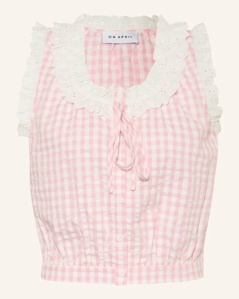 OH APRIL Top Sona rosa Rosa