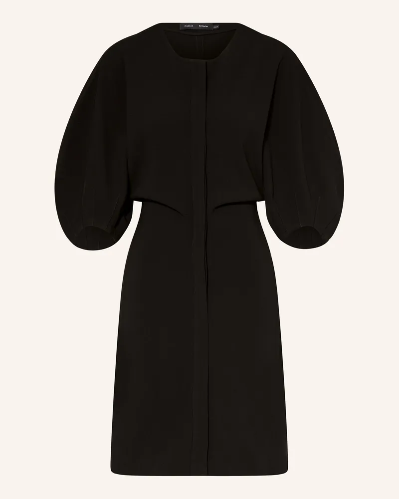 Proenza Schouler Kleid Goldie schwarz Schwarz