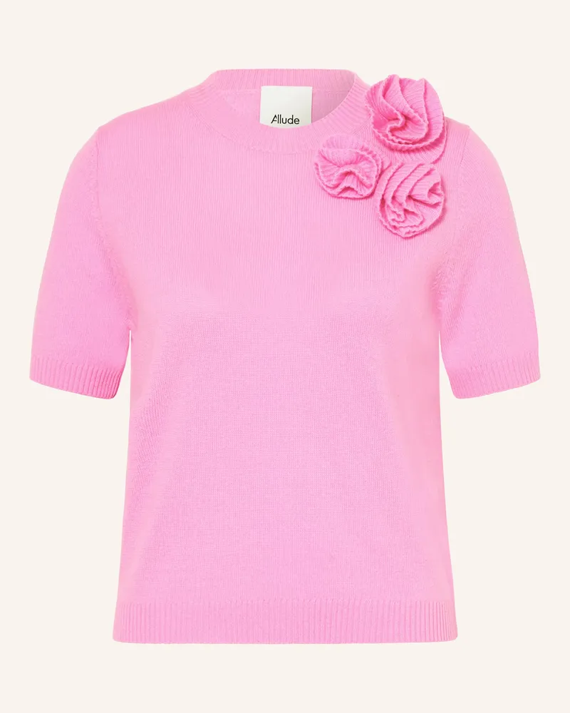 ALLUDE Strickshirt Mit Cashmere pink Pink
