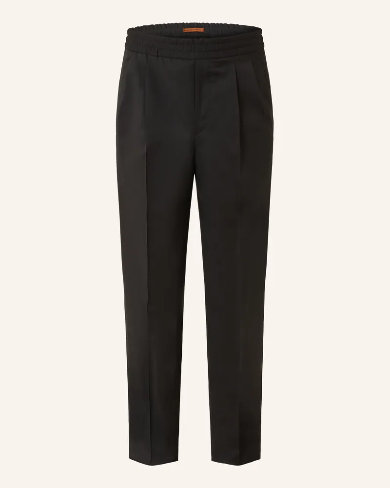 Ermenegildo Zegna Hose Im Jogging-Stil Jogger Fit schwarz Schwarz