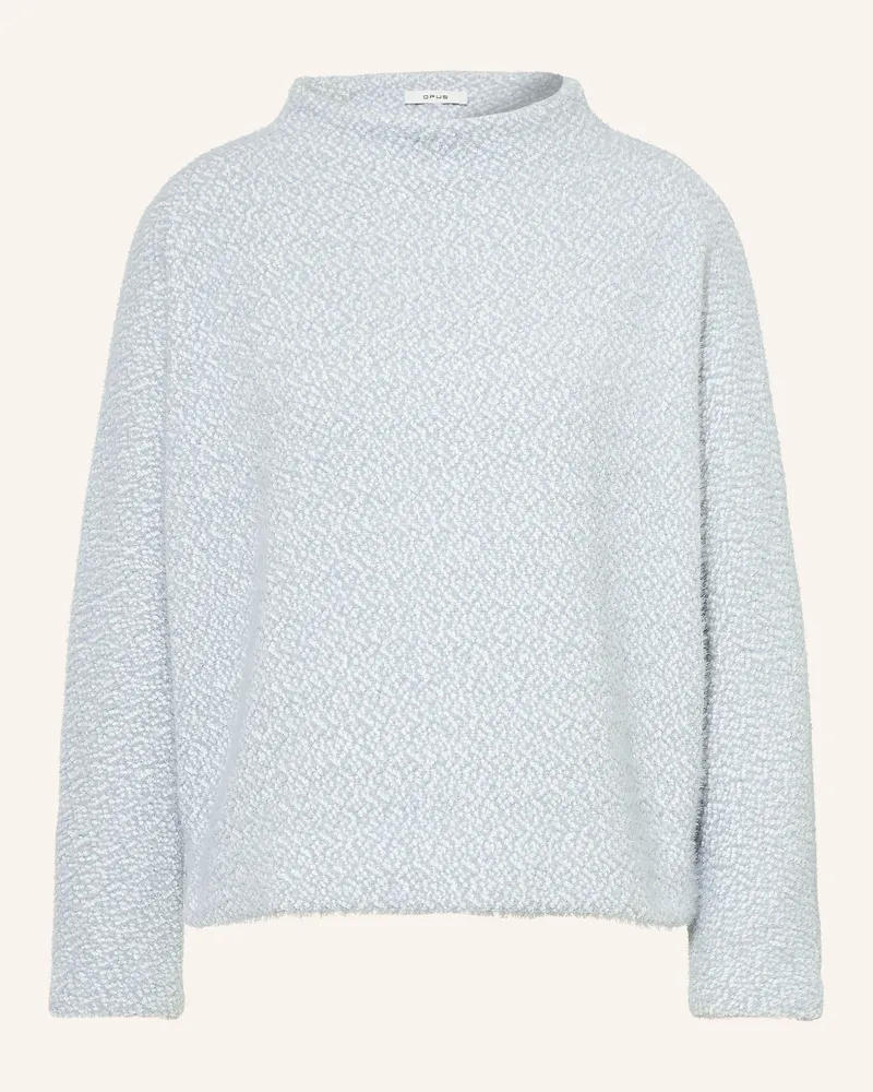 OPUS Pullover Genuri gruen Blaugrau