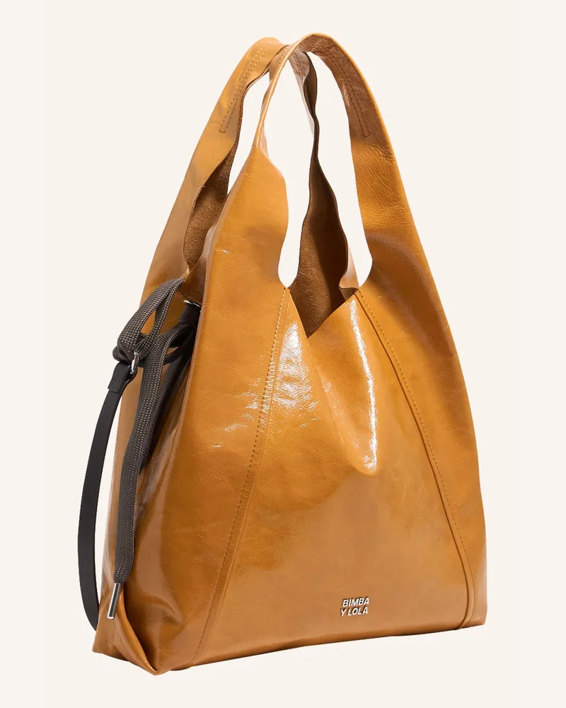 BIMBA Y LOLA Leder-Papiertasche Braun