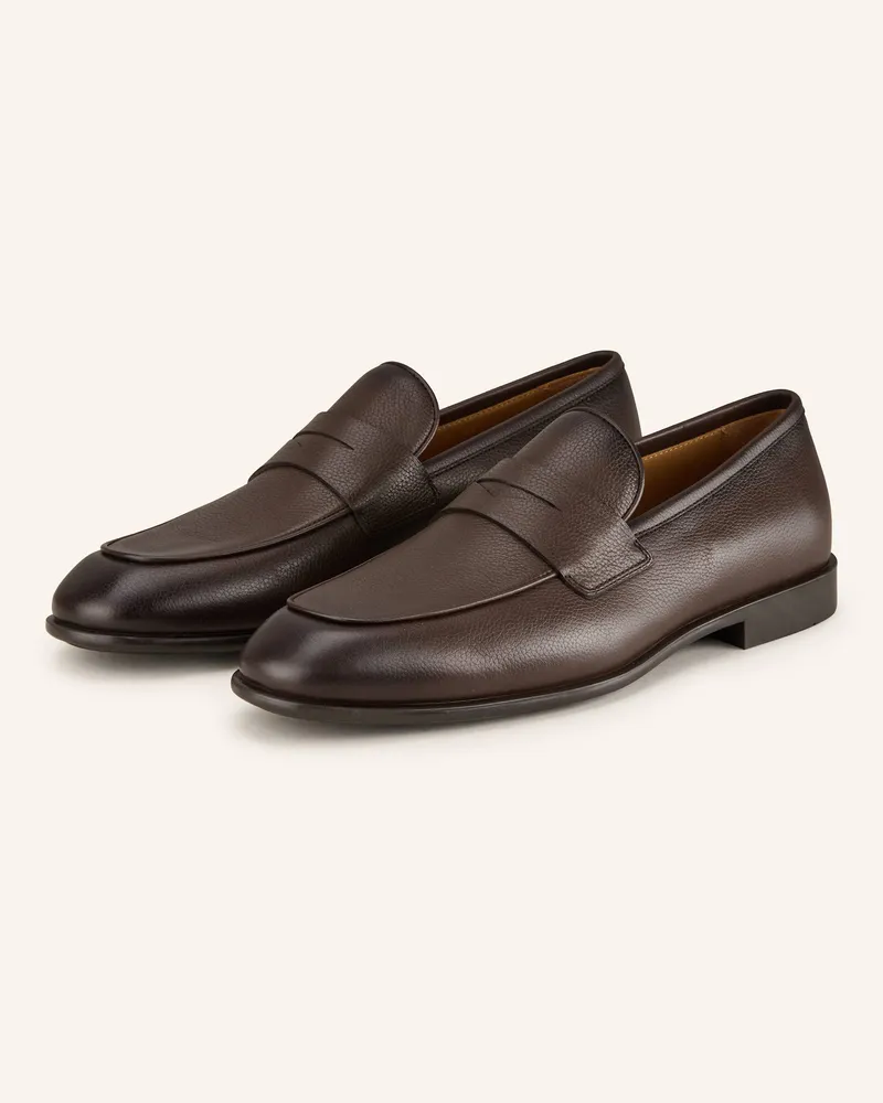 Ferragamo Penny-Loafer braun Dunkelbraun